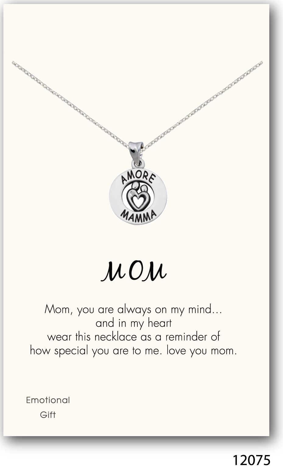 Amore mama silver pendant